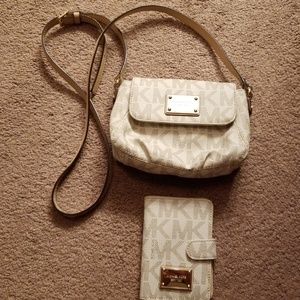 Michael Kors crossbody with wallet